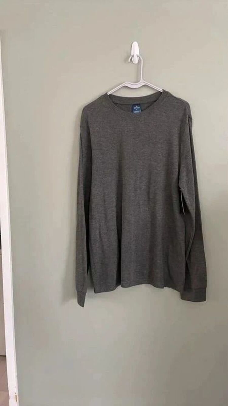 Stafford Men's M Charcoal Sleepwear Top NWT